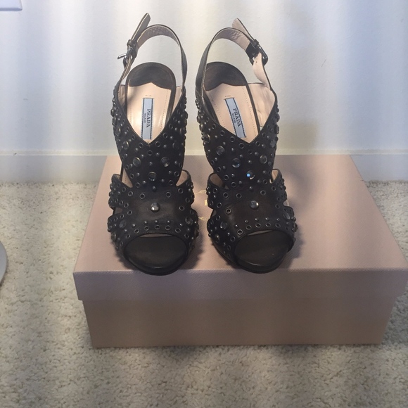 PRADA VITELLO VINTAGE EBANO - Picture 2 of 8